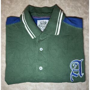 VINTAGE Akademiks "True Scholar" polo shirt with embroidered details 3XL